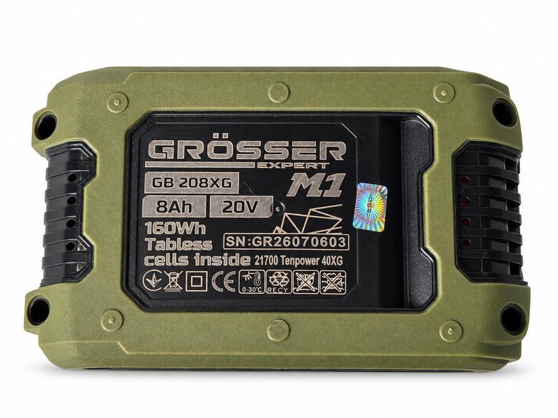 Акумуляторна батарея GR&Ouml;SSER 8А GB208XG EXPERT (20V, 8.0 Ah)
