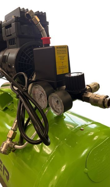 Компресор безмасляний GR&Ouml;SSER GAC50 OL (1.5 кВт, 50 л, 8 бар, 220 л/хв) G0357, FGT