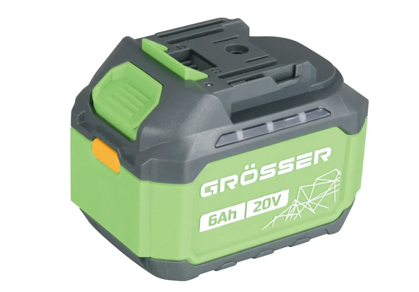 Гайковерт акумуляторний GR&Ouml;SSER GTW2100 (6.0 Аг х2, зарядний пристрій) в сумці