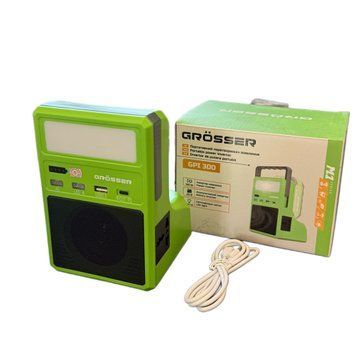 Акумуляторний портативний перетворювач живлення + bluetooth-колонка GR&Ouml;SSER GPI300 (без акумулятора та зарядного пристрою)