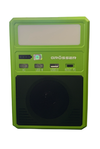 Акумуляторний портативний перетворювач живлення + bluetooth-колонка GR&Ouml;SSER GPI300 (без акумулятора та зарядного пристрою)