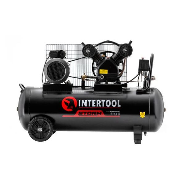 Компресор STORM INTERTOOL PT-0014 (100 л, 3 кВт) PT-0014, FGT