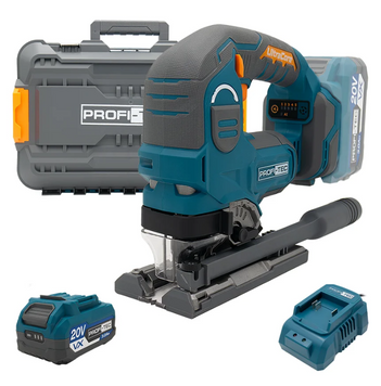 Аккумуляторный лобзик PROFI-TEC PJS120 (1&times;PT2030VX (3.0 Aч), зарядное устройство, кейс 008111, FGT