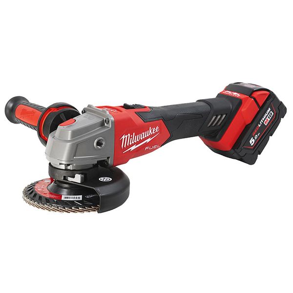 Аккумуляторная угловая шлифовальная машина Milwaukee M18 FSAGV125XB-0X (4933478436) 4933478436, FGT