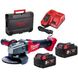 Аккумуляторная угловая шлифовальная машина Milwaukee M18 FSAG125XB-502X (2×5.0 Ач, зарядное устройство) (4933478430) 4933478430 фото 1 FGT