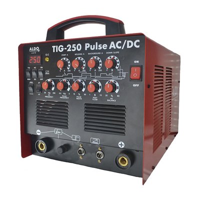 Зварювальний аргоновий апарат ALDO TIG-250 Pulse AC/DC (для зварювання алюмінію) TIG-250, FGT
