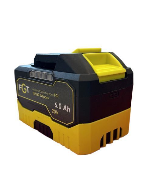 Акумуляторна батарея FGT LB2060 EVEpack (20 В / 6.0 A/h, високострумова, з індикатором)