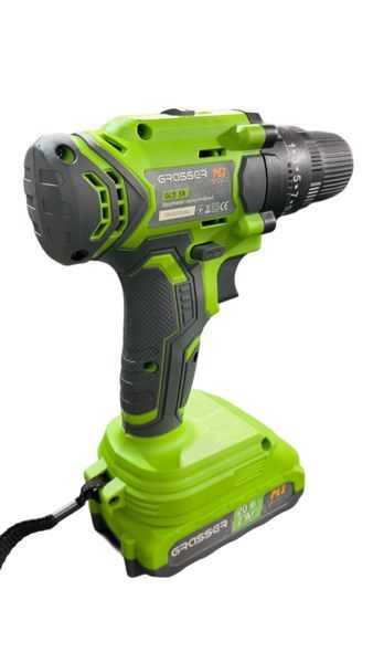 Набір акумуляторних інструментів 3в1 GRASSER SET-G2 (Шуруповерт акумуляторний GCD38, Акумуляторна кутова шліфувальна машина GAG125, Перфоратор акумуляторний GRH226, 2.0 Аh х1, 4.0 Ah х2, зарядний пристрій) в сумці