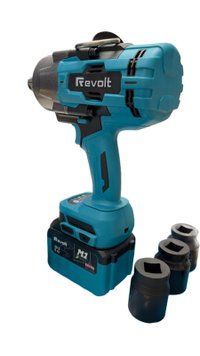 Акумуляторний гайковерт REVOLT М1 TW20/2100 С (без акумуляторів та зарядного пристрою) в кейсі С TW20/2100, FGT