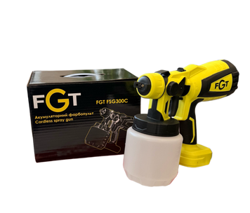 Аккумуляторный краскопульт FGT FSG300C (без аккумулятора и зарядного устройства)