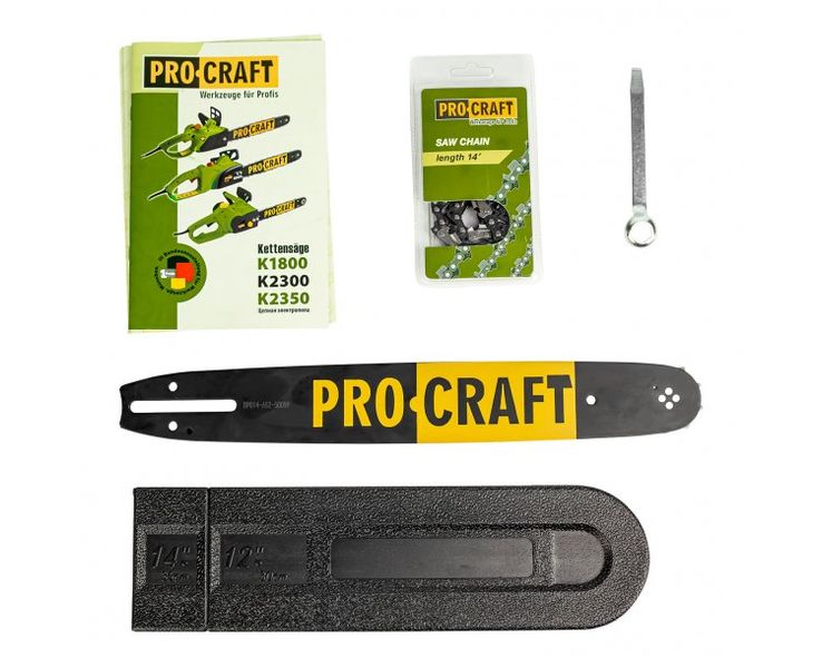 Электрическая цепная пила Procraft K 1800 боковая K 1800 , FGT