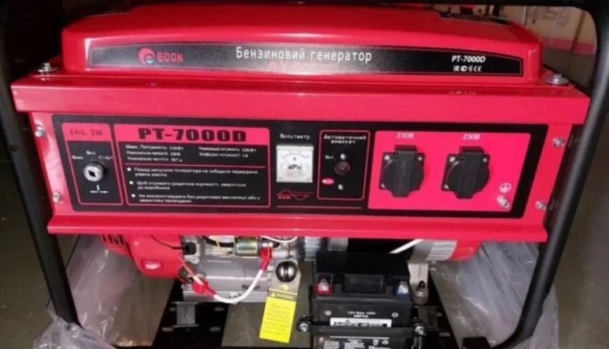Бензиновый генератор EDON PT7000D (медная обмотка), 5,5 кВт PT7000D , FGT