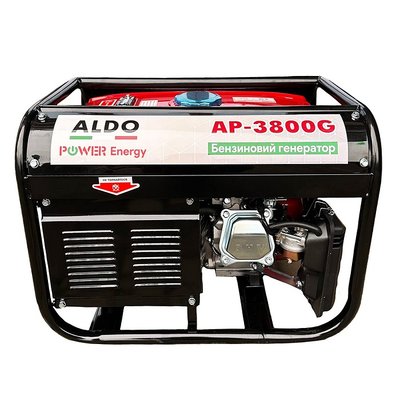 Генератор бензиновий ALDO AP-3800G (3.5-3.8 кВт, ручний стартер) AP-3800G, FGT