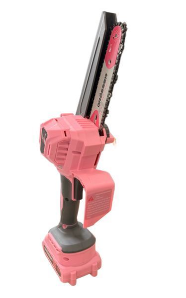 Набір акумуляторних інструментів по догляду за садом GR&Ouml;SSER PSET 302N Pink Edition (Ланцюгова пила PCS870A, телескопічний подовжувач PSP200, секатор PPS310, 3.0 Аh х1, 2.0 Аh х1, зарядний пристрій)