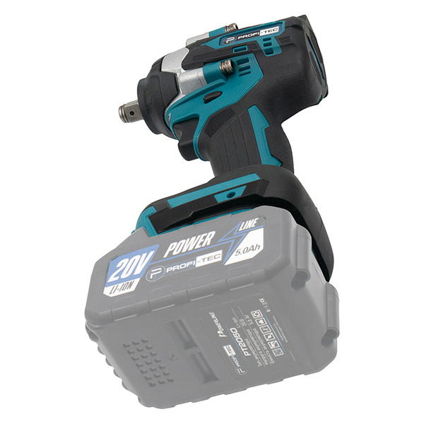 Аккумуляторный гайковерт PROFI-TEC DTW500BL POWERLine (2&times; PT2040MP (4.0 Ач), зарядное устройство) 006321, FGT