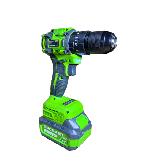 Аккумуляторный шуруповерт GRÖSSER GCD522T (2 х 3.0 Ач, зарядное