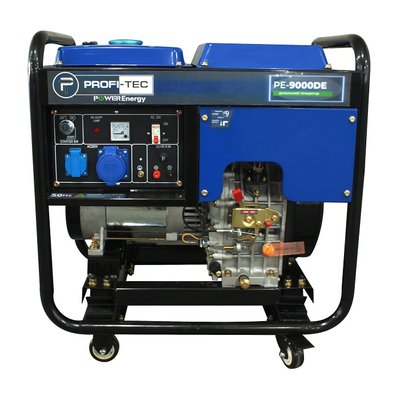Генератор дизельний PROFI-TEC PE-9000DE (9.0 кВт, електростартер) PE-9000DE , FGT