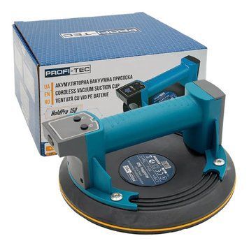 Акумуляторна вакуумна присоска PROFI-TEC HoldPro 150 (3.7 В / 1.5 Аг, зарядний пристрій)