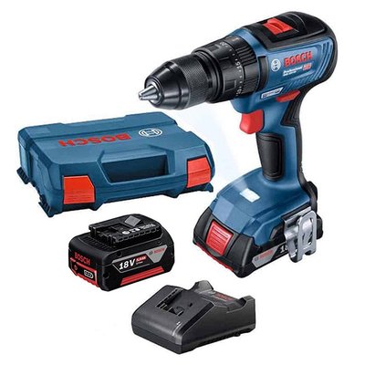 Акумуляторний дриль-шуруповерт Bosch Professional GSB 18V-50 (1×2.0 Аг, 1×5.0 Аг, зарядний пристрій) (06019H5103) 06019H5103 EU, FGT