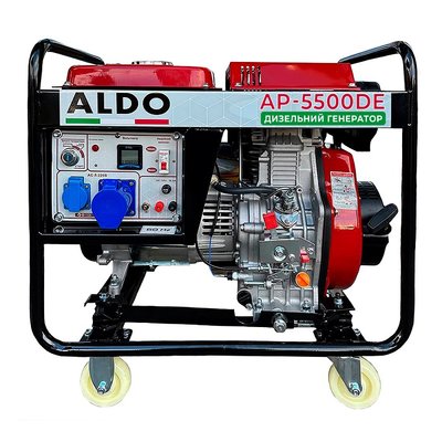Генератор дизельний ALDO AP-5500DE (5.0-5.5 кВт, електростартер) AP-5500DE, FGT