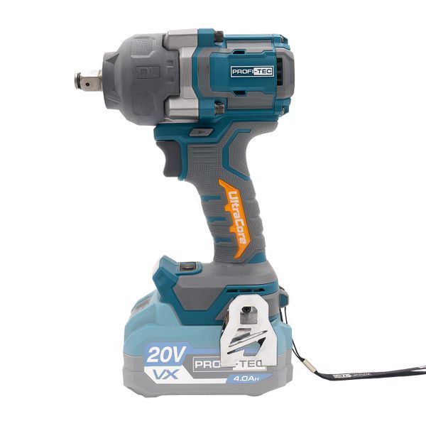 Аккумуляторный гайковерт PROFI-TEC PPTW11020 UltraCore  (1&times;PT2040VX (4.0 Ач), зарядное устройство, кейс) 008146, FGT
