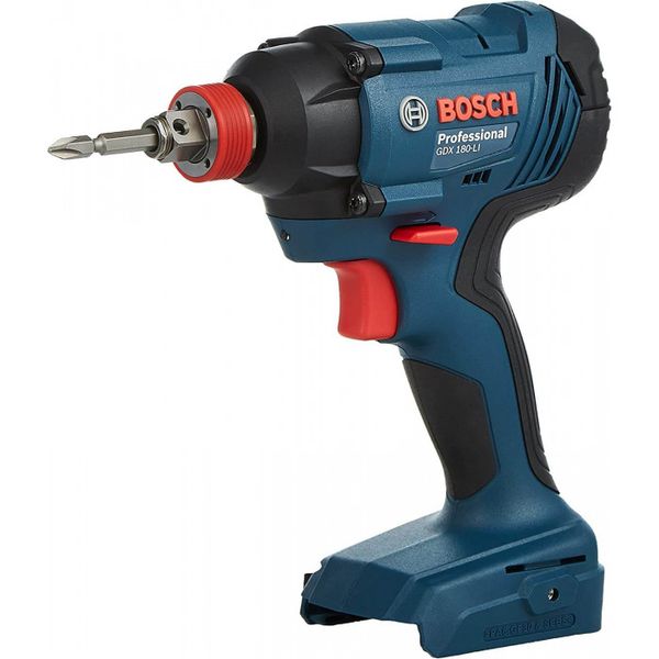 Акумуляторний ударний гайковерт Bosch Professional GDX 180-LI (2×2.0 Аг, зарядний пристрій) (06019G5223)  06019G5223 EU, FGT