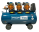 Компресор безмасляний PROFI TEC OFC-100.6 (4.5 кВт, 100 л, 8  бар, 715 л/хв, 6 циліндрів)