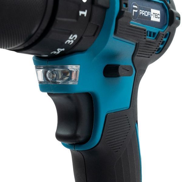 Аккумуляторный шуруповерт PROFI-TEC PCD4536BL POWERLine (2 х 5.0 Ач, зарядное устройство) PCD4536BL , FGT