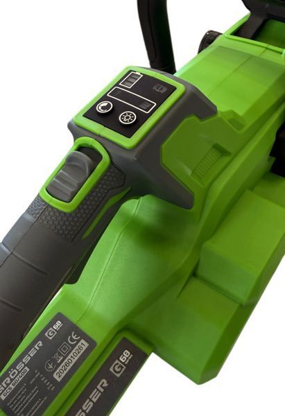 Акумуляторна ланцюгова пила GR&Ouml;SSER GCS60/400 (GB60/4 (60V, 4.0 Ah) x1, зарядний пристрій)
