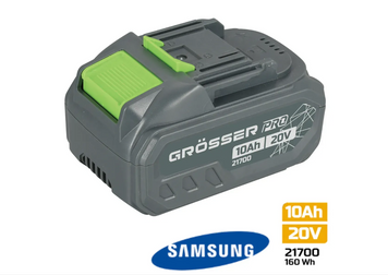 Акумуляторна батарея GR&Ouml;SSER 10А GB 210S PRO (20V, 10.0 Ah)