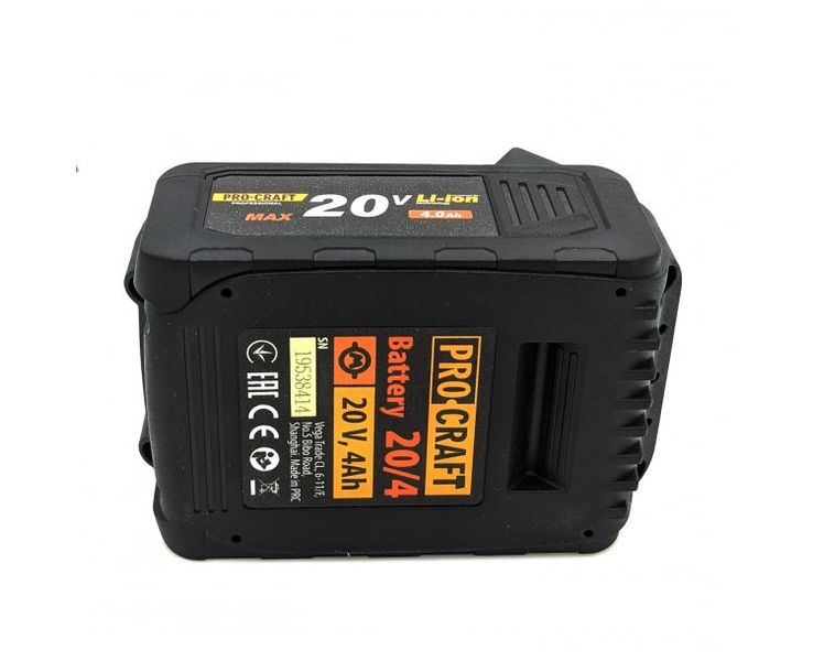 Аккумуляторная батарея Procraft Battery 20/4 4 Аг PB 20/4, FGT